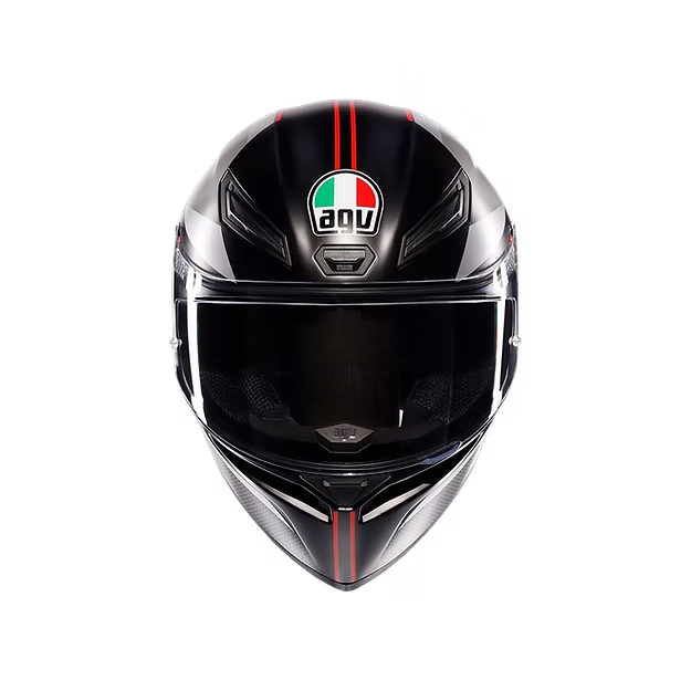 AGV K1 S LAP MATT BLACK/GREY/RED DOT(E2206)