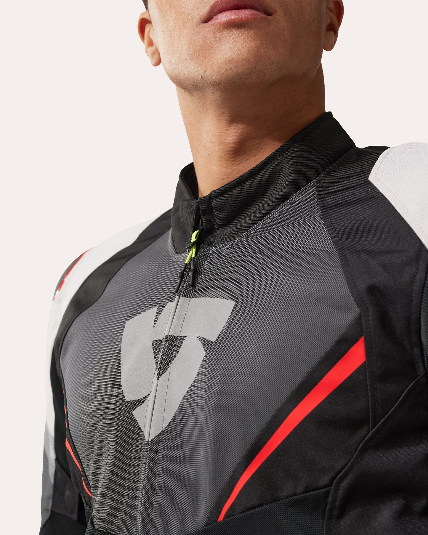 REV'IT QUANTUM 3 AIR JACKET GREY-RED