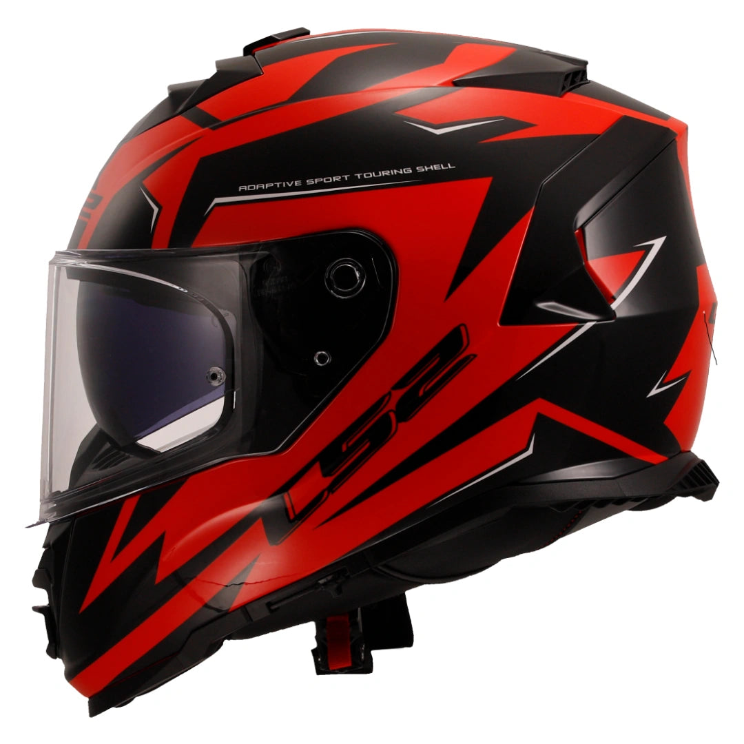 LS2 FF800 STORM II ATOMIK BLACK RED