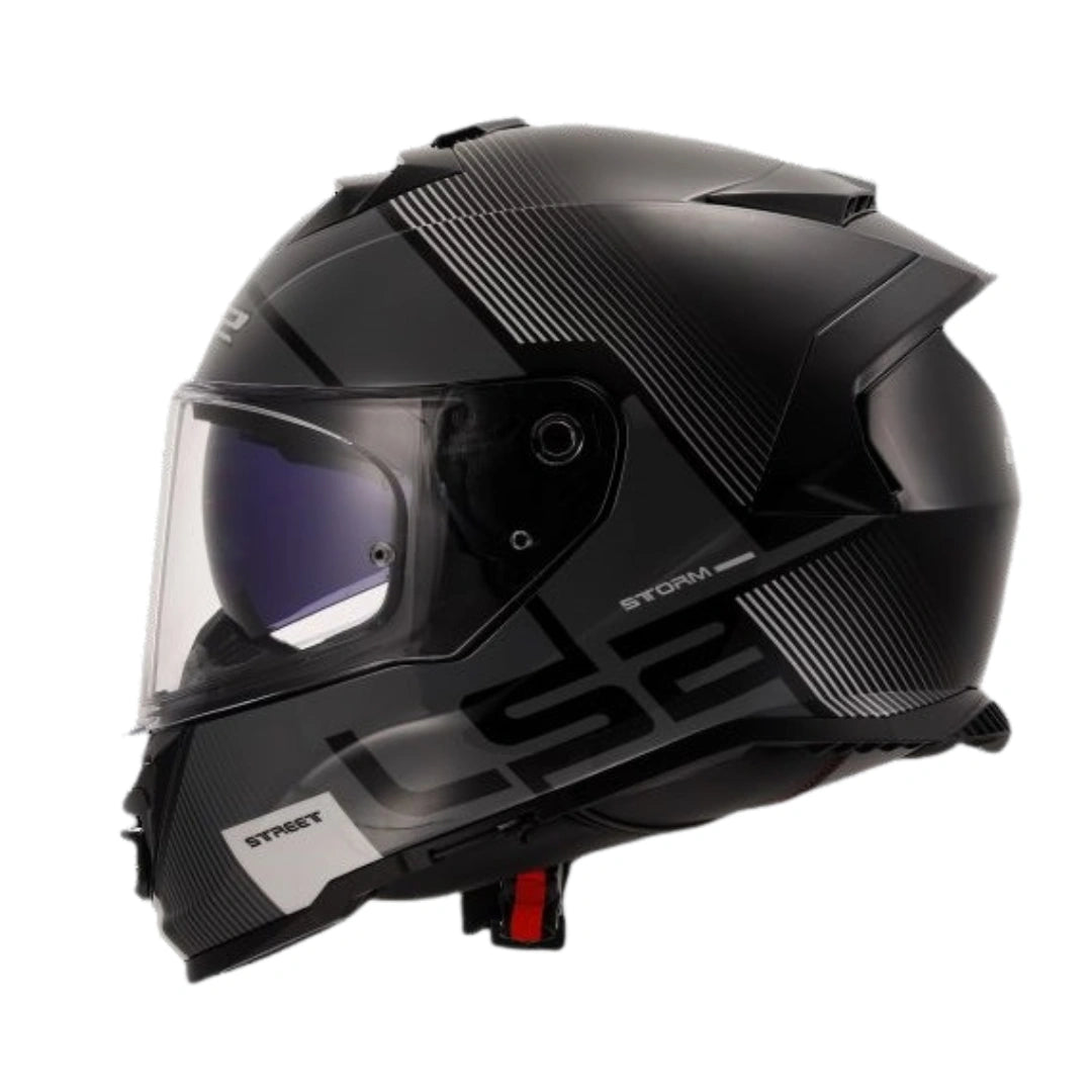 LS2 FF800 STORM II EPIC BLACK WHITE