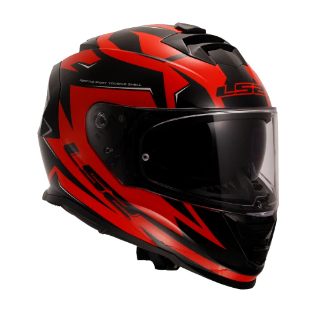 LS2 FF800 STORM II ATOMIK BLACK RED