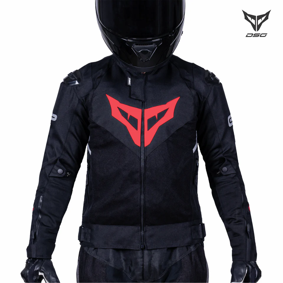 DSG GPX RIDING JACKET BLACK RED
