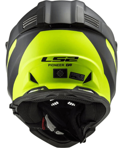 LS2 MX436 PIONEER EVO ROUTER BLACK YELLOW