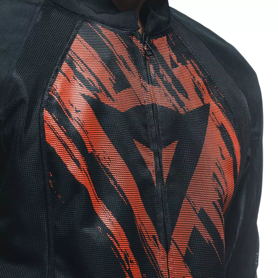 DAINESE AIR TEX HEROSPEHRE BLACK/RED TARMAC
