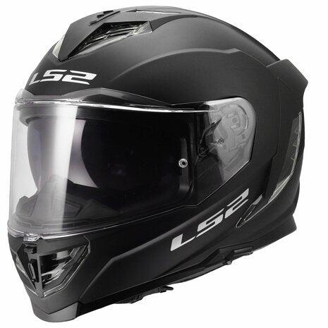 black ls2 helmet LS2 FF800 STORM III SOLID MATT BLACK – BikeFormers