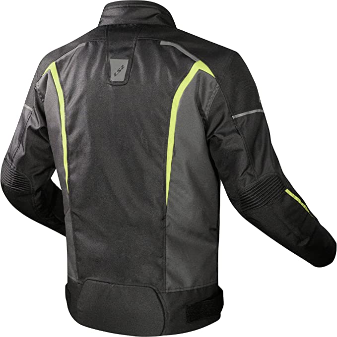 LS2 SEPANG BLACK FLUO-YELLOW JACKET Lvl-2