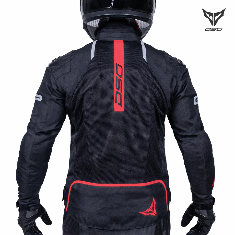 DSG GPX RIDING JACKET BLACK RED