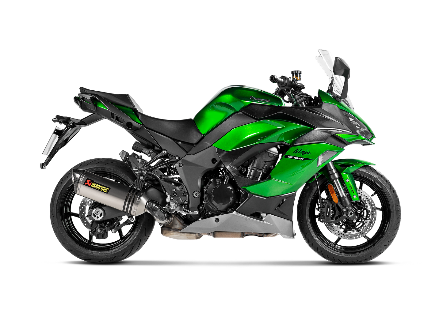AKRAPOVIC SLIP-ON LINE TITANIUM FOR KAWASAKI NINJA 1000SX 2020 -2024