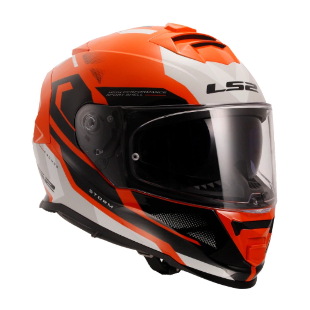 LS2 FF800 STORM KRONOS ORANGE WHITE