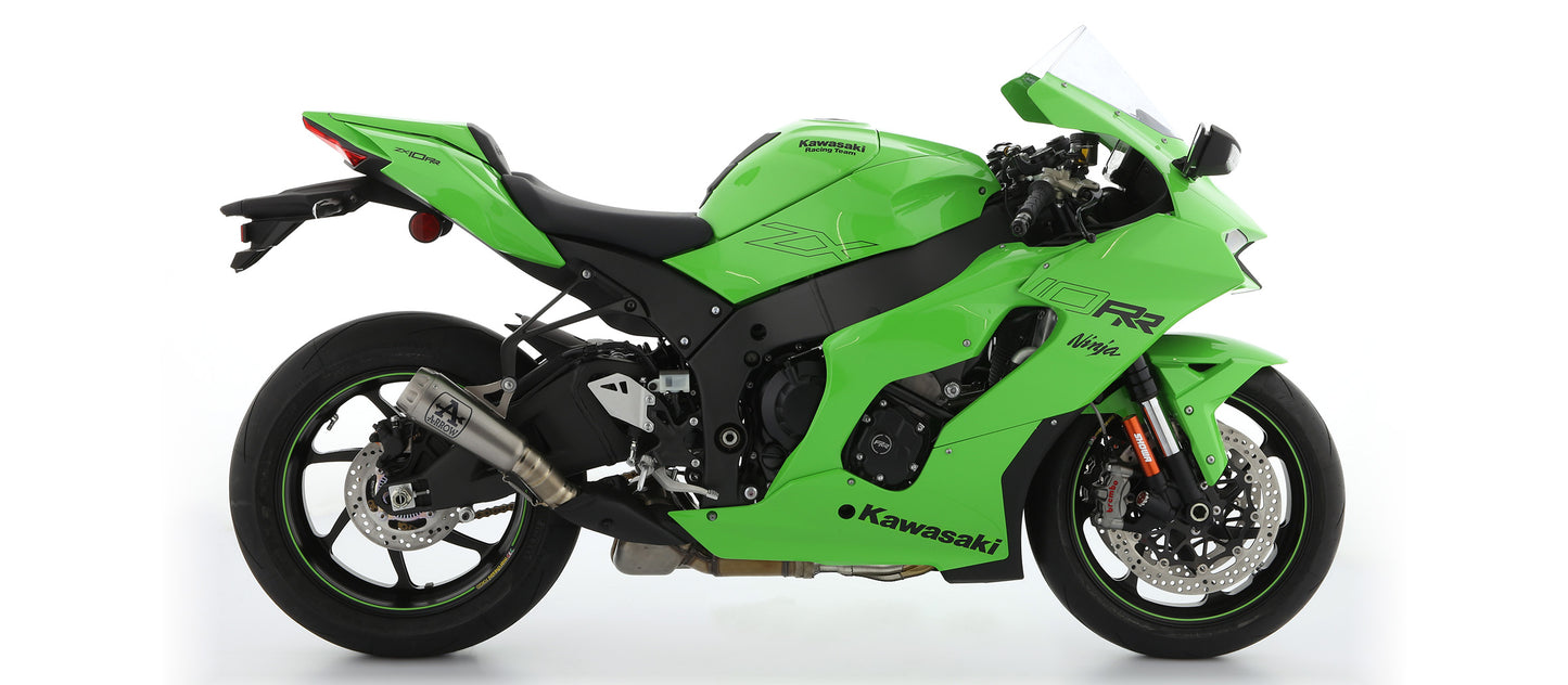 ARROW SLIP-ON EXHAUST FOR KAWASAKI ZX-10R 2021-24