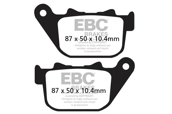 EBC BRAKES-FA387HH FULLY SINTERED - (REAR)