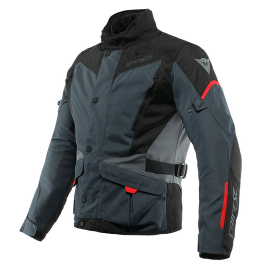 DAINESE TEMPEST 3D-DRY® JACKET-EBONY/BLACK/LAVA-RED