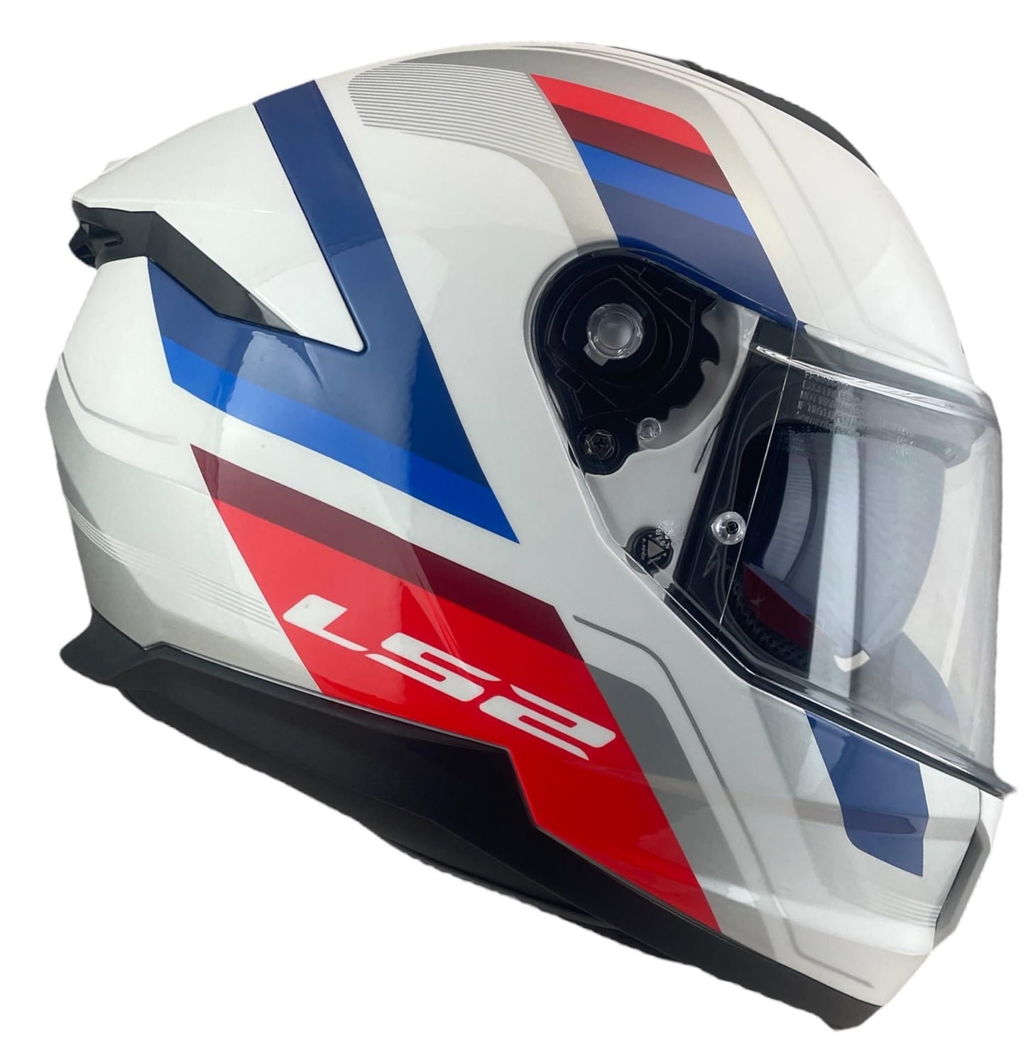 LS2 FF320 STREAM II VINTAGE WHITE BLUE RED