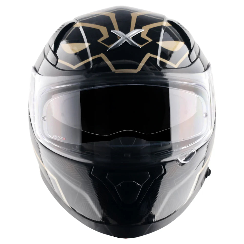AXOR APEX MARVEL BLACK PANTHER HELMET BLACK GOLD