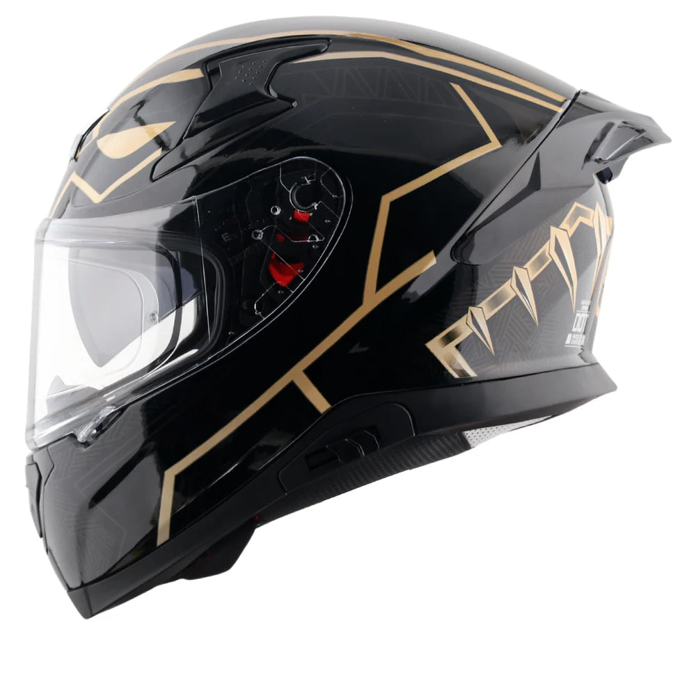 AXOR APEX MARVEL BLACK PANTHER HELMET BLACK GOLD