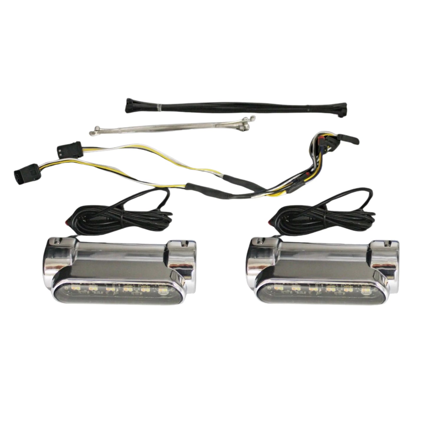 CUSTOM DYNAMICS CRASH BAR LIGHTS WITH AUXILIARY RUN & TURN SIGNALS