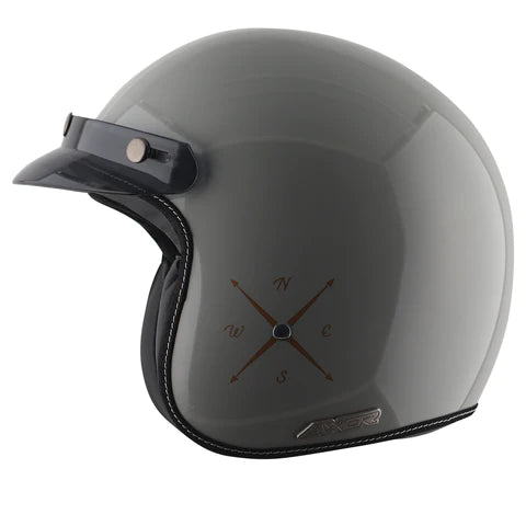 AXOR RETRO JET EURO GLOBE HELMET COOL GREY