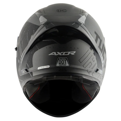 AXOR STREET DC BATMAN HELMET DULL ANTHRACITE BLACK