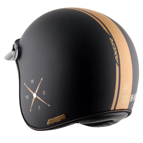 AXOR RETRO JET EURO GLOBE HELMET DULL BLACK