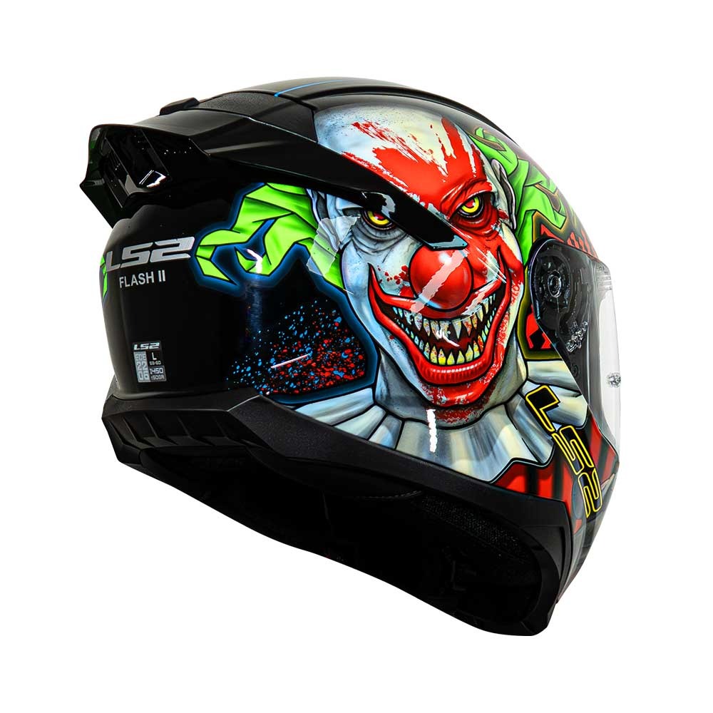 LS2 FF353 RAPID HAPPY DREAMS GLOSS BLACK