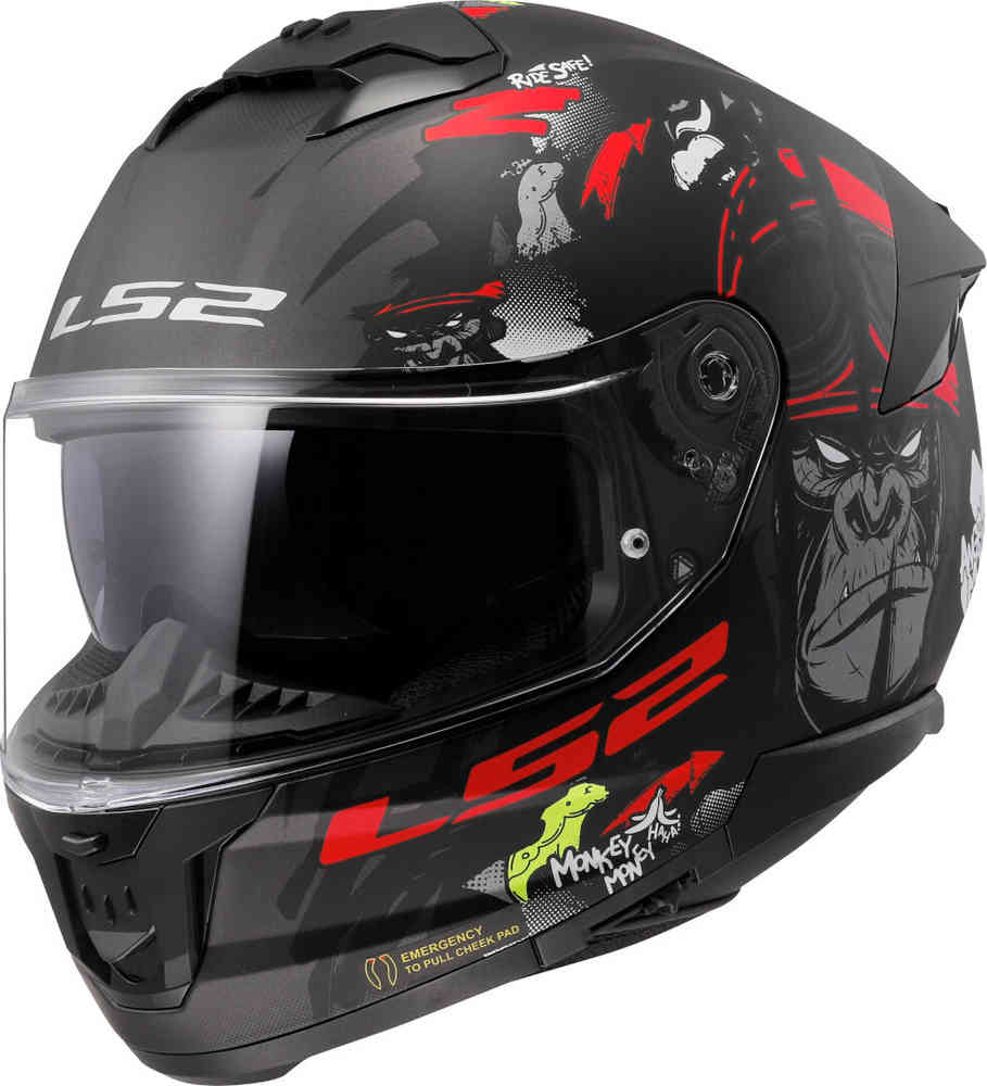 ls2 ff320 l full face helmet LS2 FF320 STREAM II ANGRY MONKEY – BikeFormers