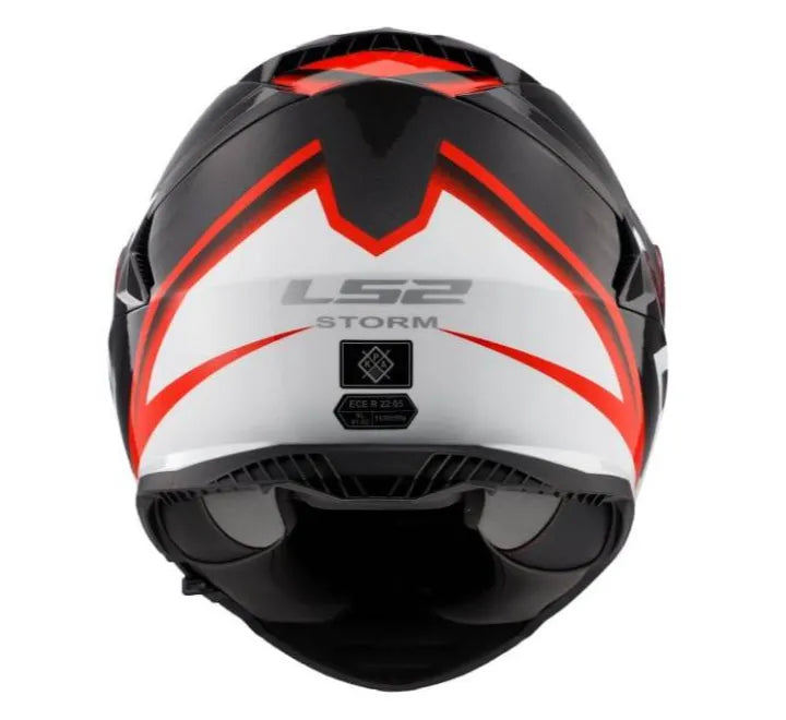 LS2 FF800 STORM II NERVE MATT BLACK RED