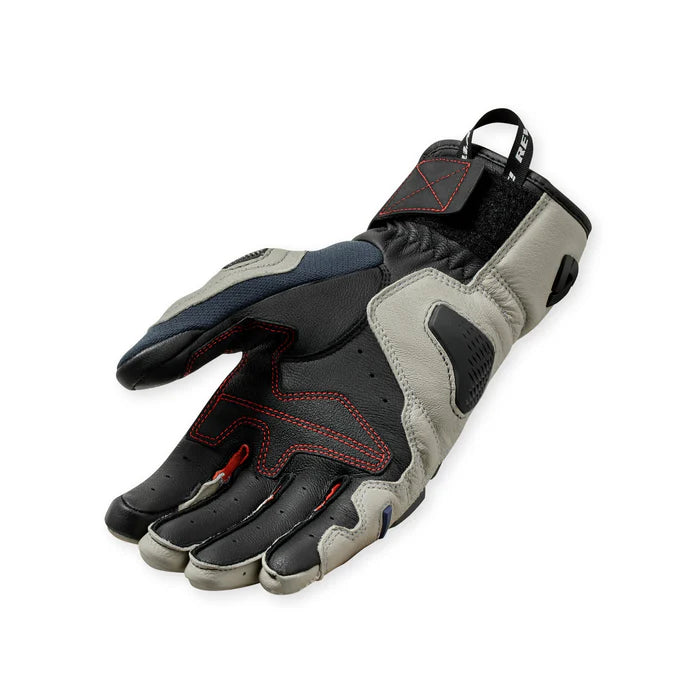 REV'IT GLOVES SAND 5 SILVER RED