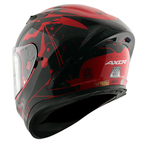 AXOR STREET DC BATMAN HELMET RED BLACK