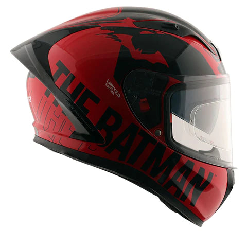 AXOR STREET DC BATMAN HELMET RED BLACK