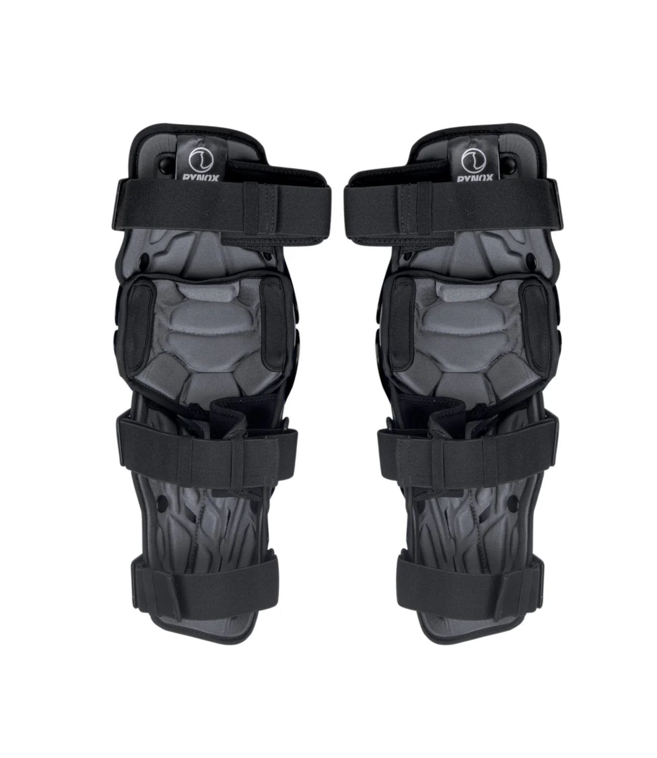 Rynox Bastion Bionic Knee Guards Black Hi-Viz Green