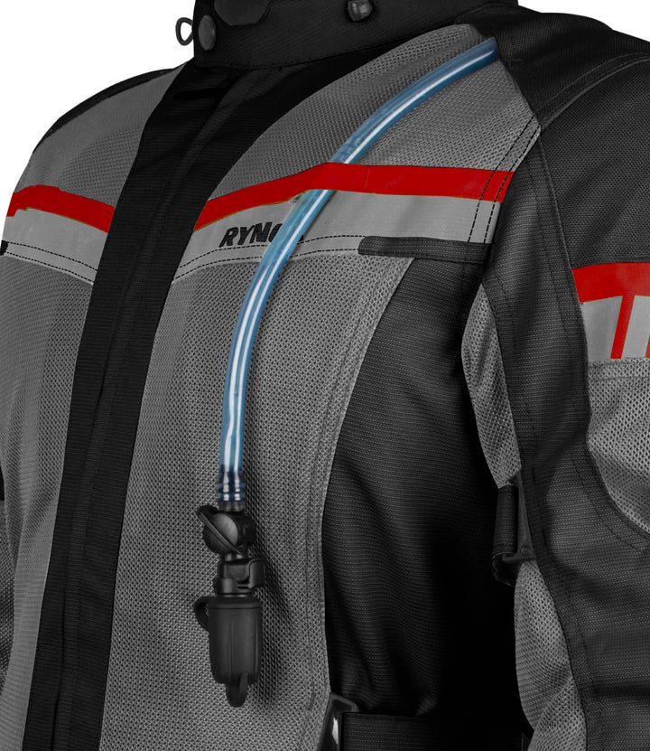 RYNOX STEALTH AIR PRO JACKET-BLACK GREY RED