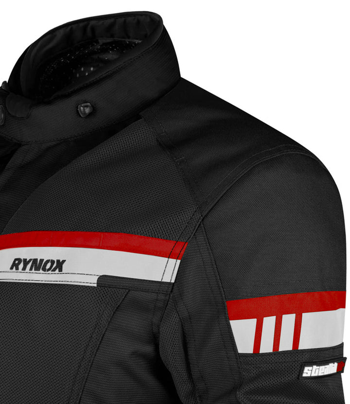 RYNOX STEALTH AIR PRO JACKET-BLACK GREY RED