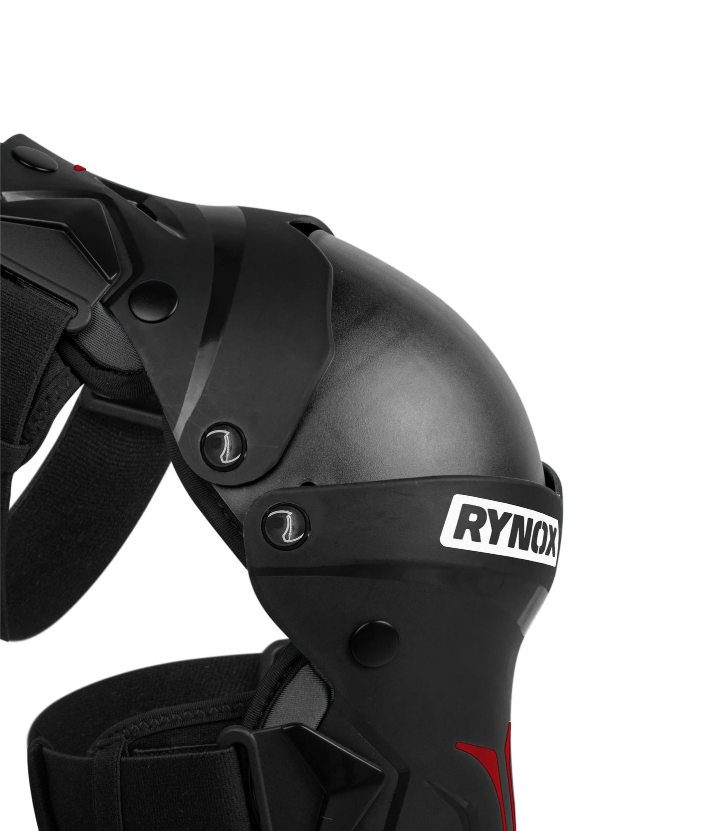 Rynox Bastion Bionic Knee Guards Black Red