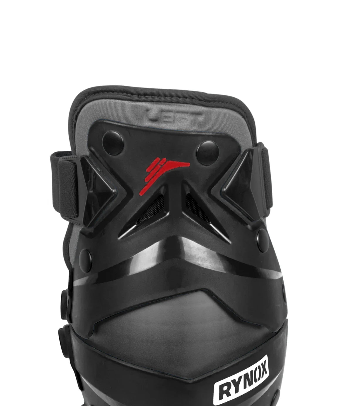 Rynox Bastion Bionic Knee Guards Black Red