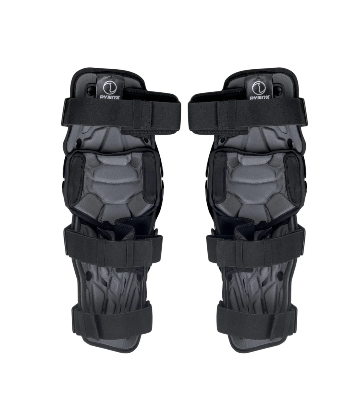 Rynox Bastion Bionic Knee Guards Black Red