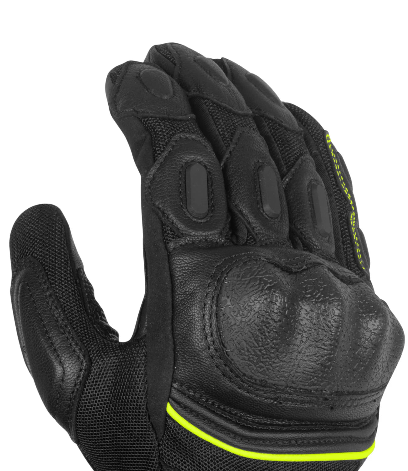 Rynox Tornado Pro 3 Gloves Black Hi-Viz Green