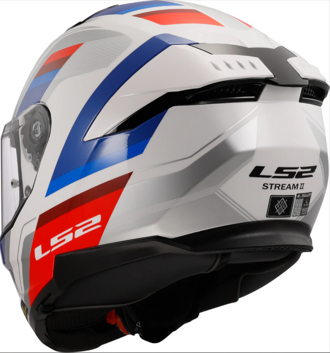 LS2 FF320 STREAM II VINTAGE WHITE BLUE RED
