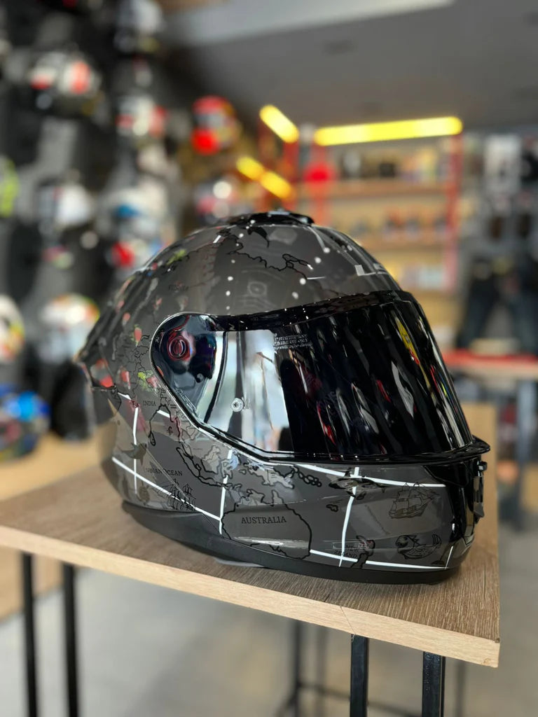 indian ls2 helmet LS2 FF320 STREAM II WORLDMAP 7C BLACK – BikeFormers