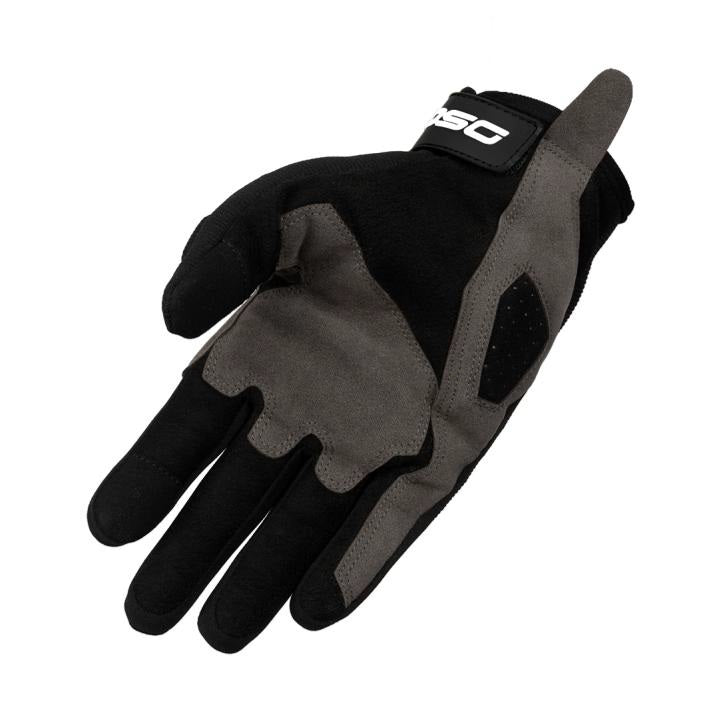 DSG ALPHA AIR RIDING GLOVES BLACK WHITE