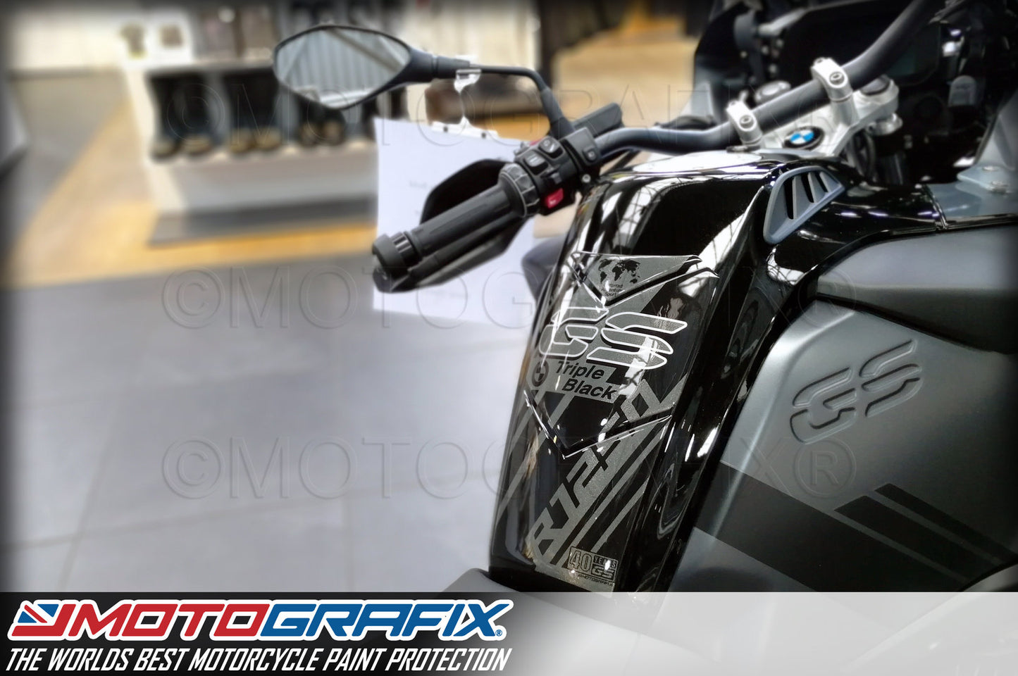 Motografix BMW R1250GS Adventure 2020 - 2023 Motorcycle Tank Pad Protector 3D Gel TB051TB