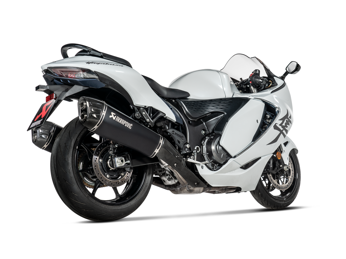AKRAPOVIC SLIP-ON LINE TITANIUM FOR SUZUKI GSX-1300R HAYABUSA 2021 -2024