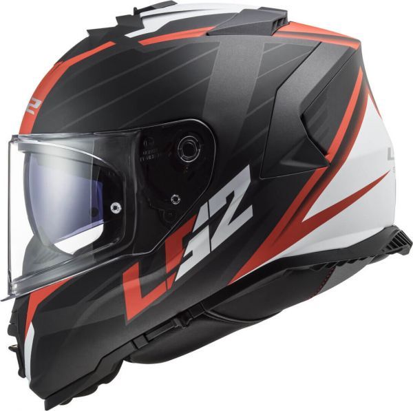LS2 FF800 STORM II NERVE MATT BLACK RED