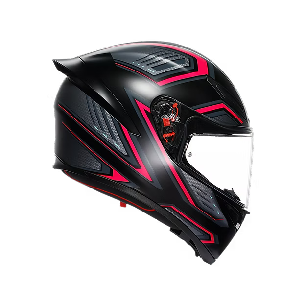 AGV K1 S SLING MATT BLACK/PINK DOT(E2206)