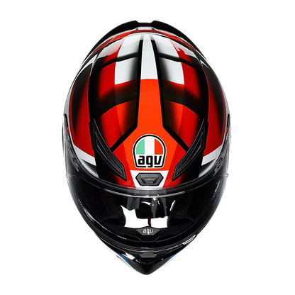 AGV K1 S FASTLAP BLACK/RED/BLUE DOT(E2206)