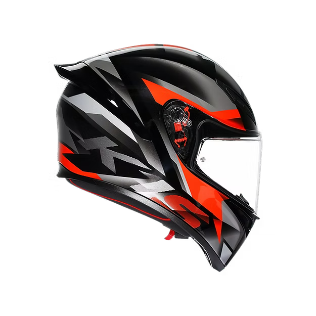 AGV K1 S FASTLAP BLACK/GREY/RED DOT(E2206)