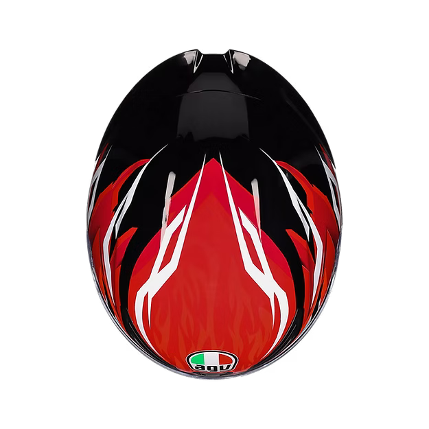 AGV K1 S LION BLACK/RED/WHITE  DOT(E2206)