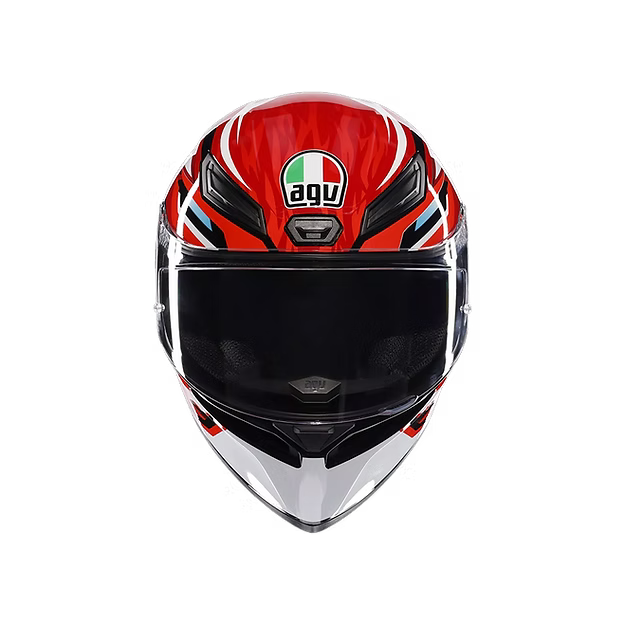 AGV K1 S LION BLACK/RED/WHITE  DOT(E2206)