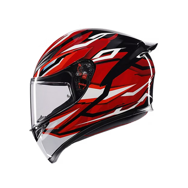 AGV K1 S LION BLACK/RED/WHITE  DOT(E2206)