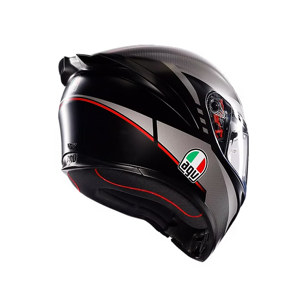 AGV K1 S  LAP MATT BLACK/GREY/RED  DOT(E2206)