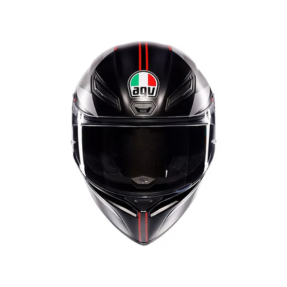 AGV K1 S  LAP MATT BLACK/GREY/RED  DOT(E2206)
